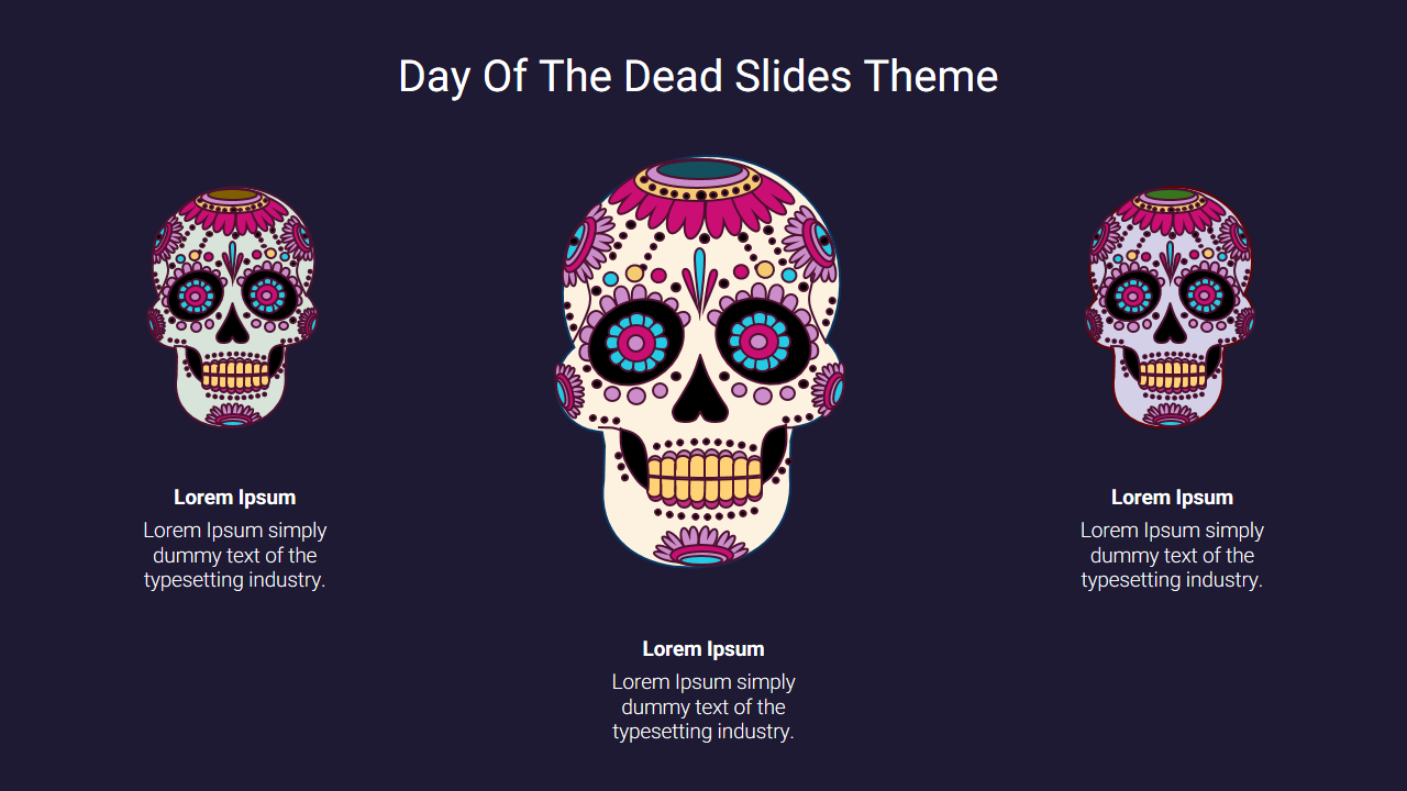 Day Of The Dead Google Slides Theme